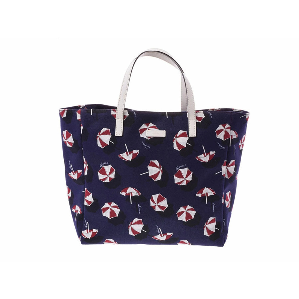 Gucci tote bag Navy Blue umbrella canvas